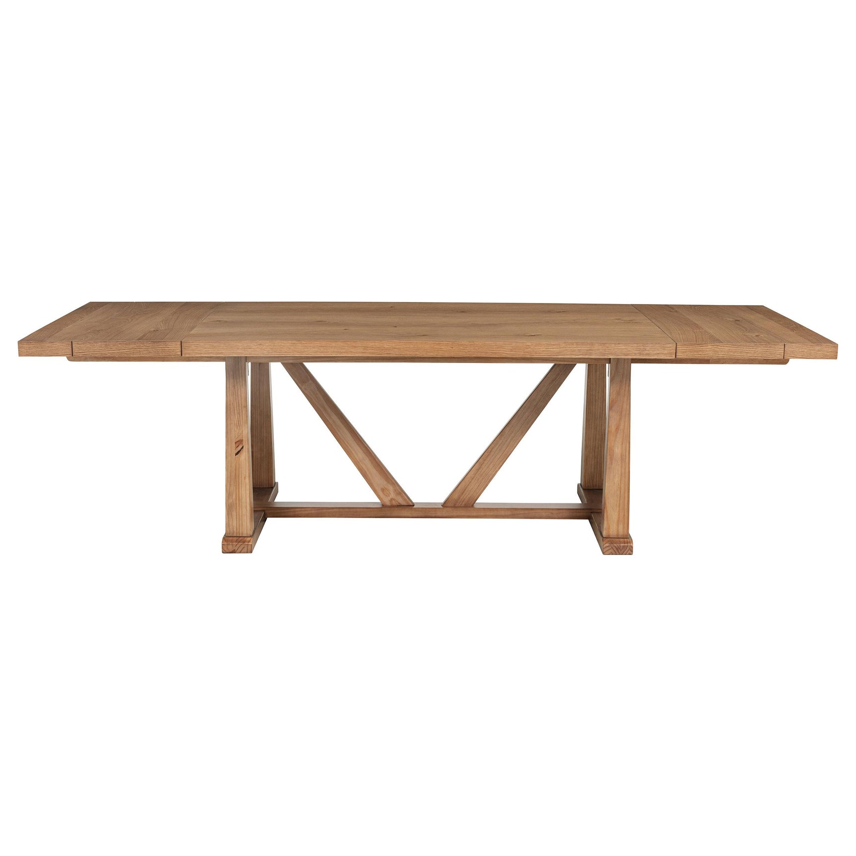 Middleton table corner detail with square edge