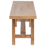 Middleton bench top view showing wood grain
