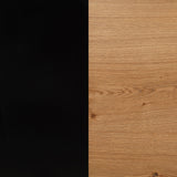 Middleton black 4-door sideboard server front view
