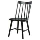 Detail of Middleton chair contoured scooping seat