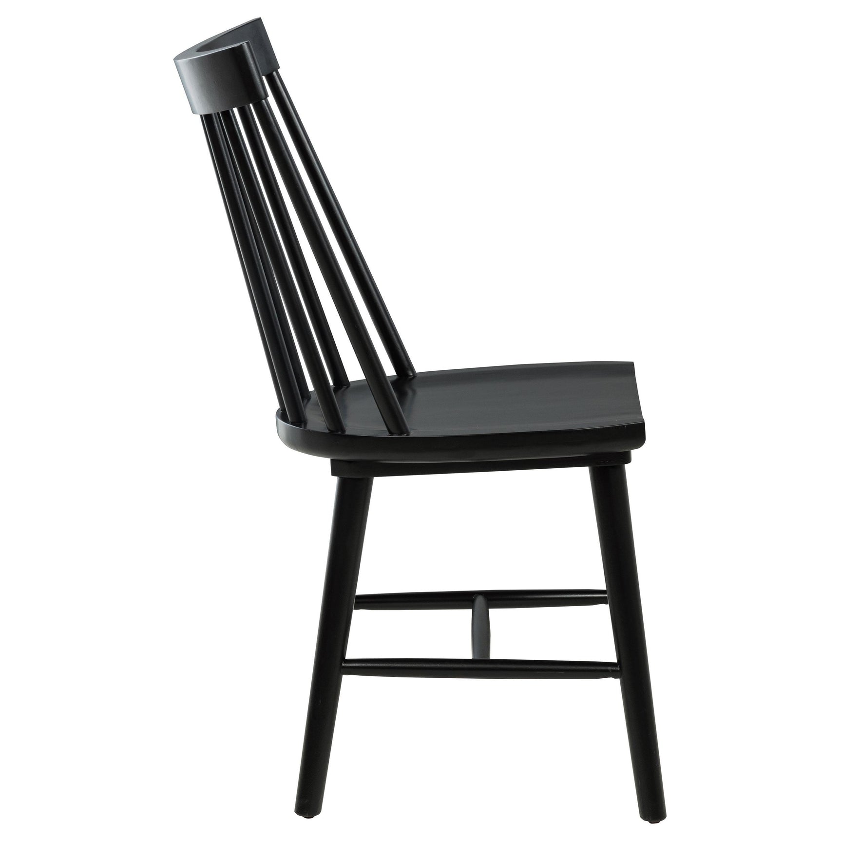 Middleton solid wood chair seat height and depth visible