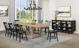 Set of 2 Middleton black chairs in modern dining room