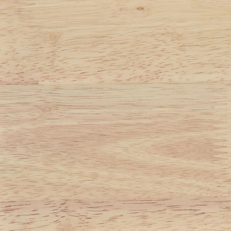 White washed dining table side profile