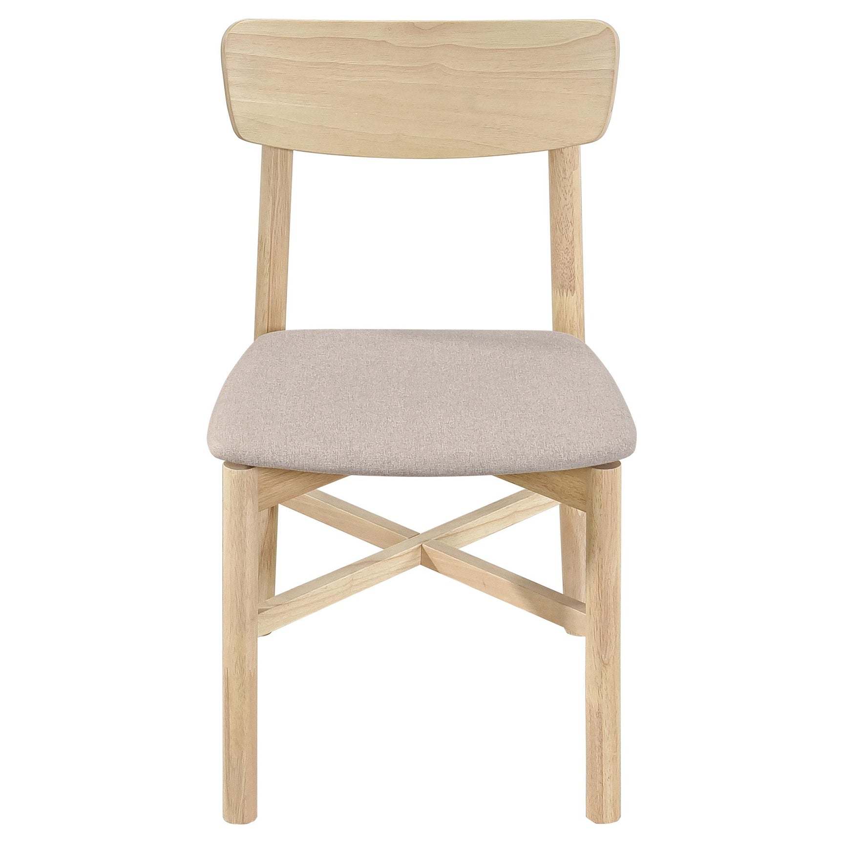 Parkridge dining chair rear view in white washed finish