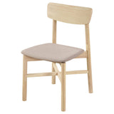Detailed wood finish of Parkridge chair frame