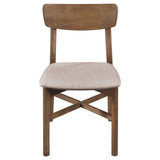 detail shot of chair back design
