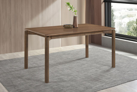 Parkridge dining table natural walnut close-up of wood grain