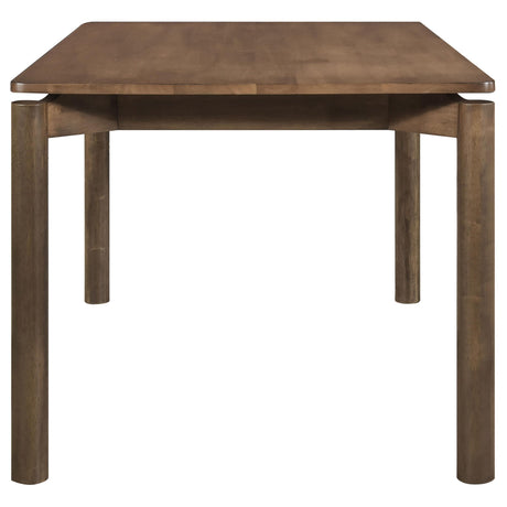 Parkridge dining table natural walnut corner detail