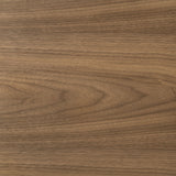 room setting with Crestmore Walnut dining table and chairs
