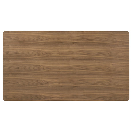 main angled view of Crestmore Brown Rectangular Dining Room Set dining furniture