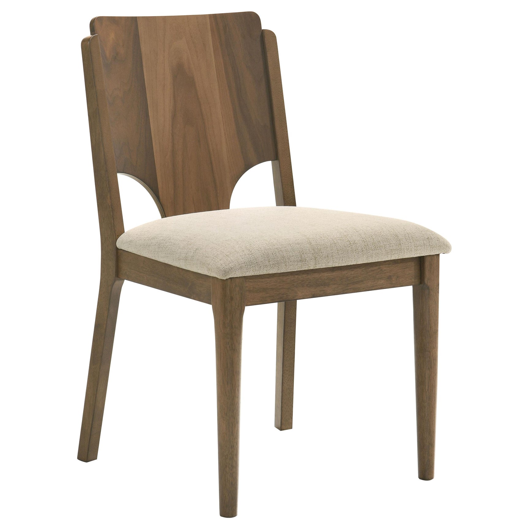 Biltmore dining chair side profile showing wood grain
