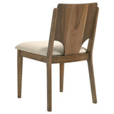 Biltmore dining chair leg detail with plastic glide