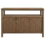 Side view of Biltmore 52-inch Walnut Dining Sideboard
