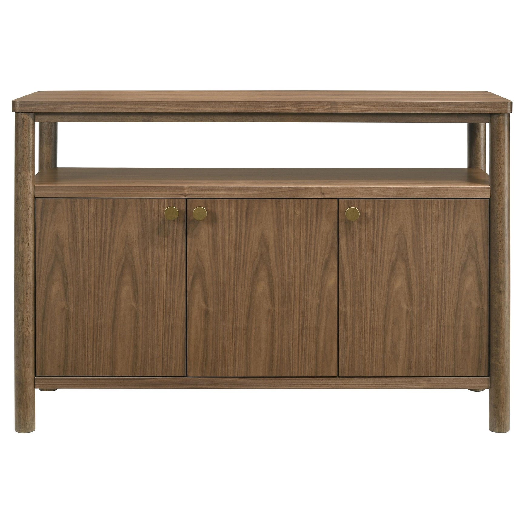 Side view of Biltmore 52-inch Walnut Dining Sideboard