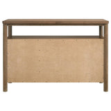 Adjustable shelving inside Biltmore dining cabinet