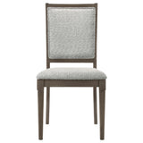 Room setup featuring Onslow Dark Gray Dining Set