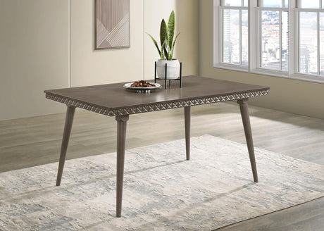 Onslow dining table close-up of wood grain