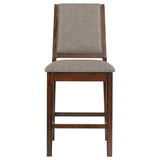 Patterson Mango Oak Counter Height Dining Set wood grain detail