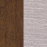 Close detail on dining table finish