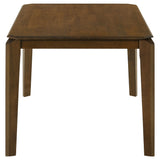 Detailed close-up of chair and table finish