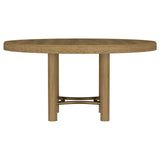 Close-up of white ash veneer sand wash tabletop