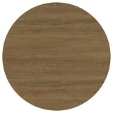 Bottom view showing table legs and levelers