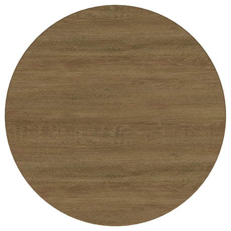 Bottom view showing table legs and levelers