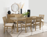 Arini Sand Wash Extension Leaf Dining Room Set room view