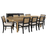 Main view with table and 8 side chairs