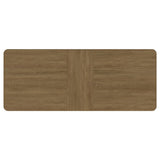 Arini dining table leaf being inserted