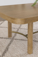 Full length of dining table with and without leaf
