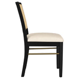 Arini Chair showing plastic glide foot