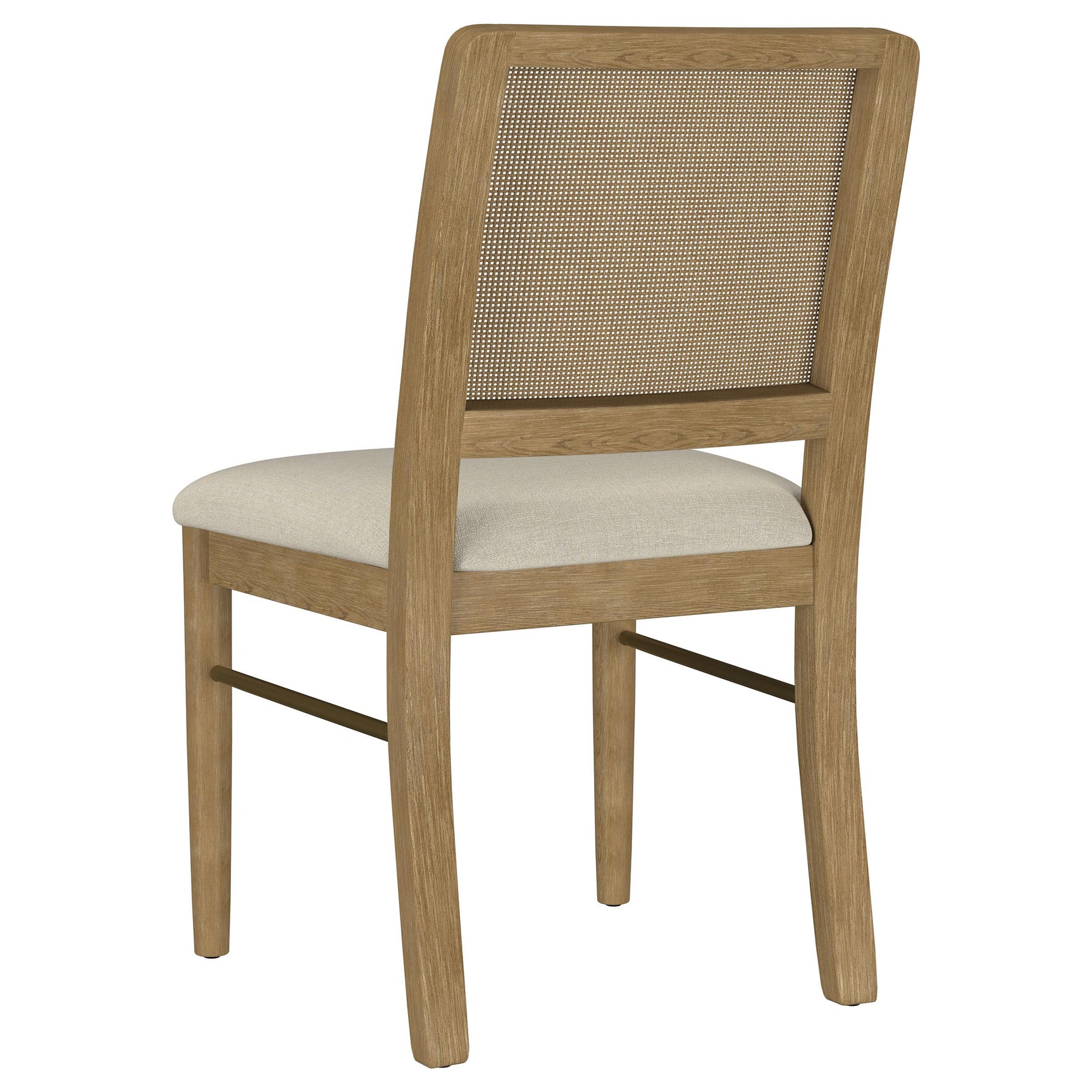 Plastic glide on chair leg protecting floor