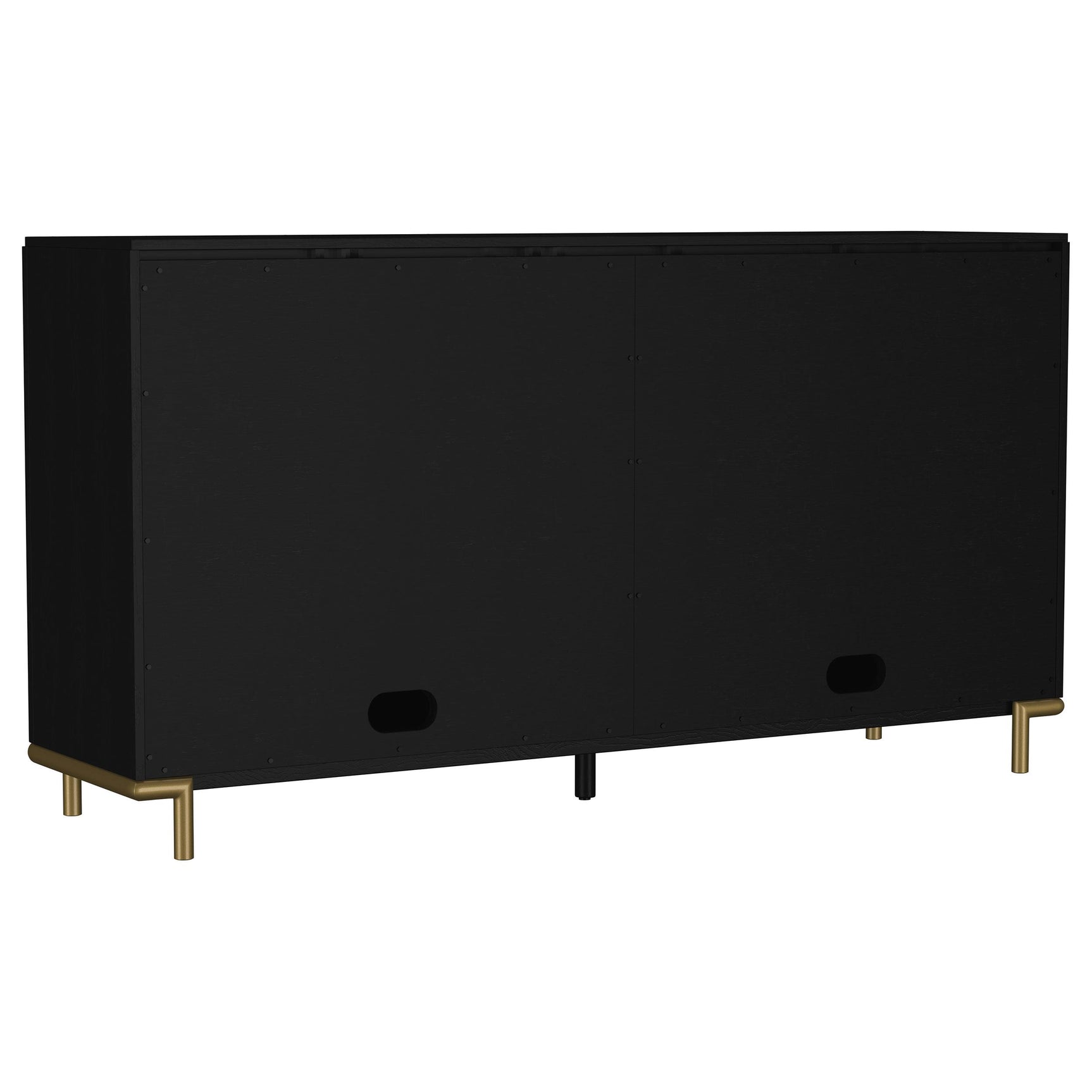 Sideboard top surface and textured cane panel