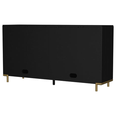 Sideboard backside view showing construction
