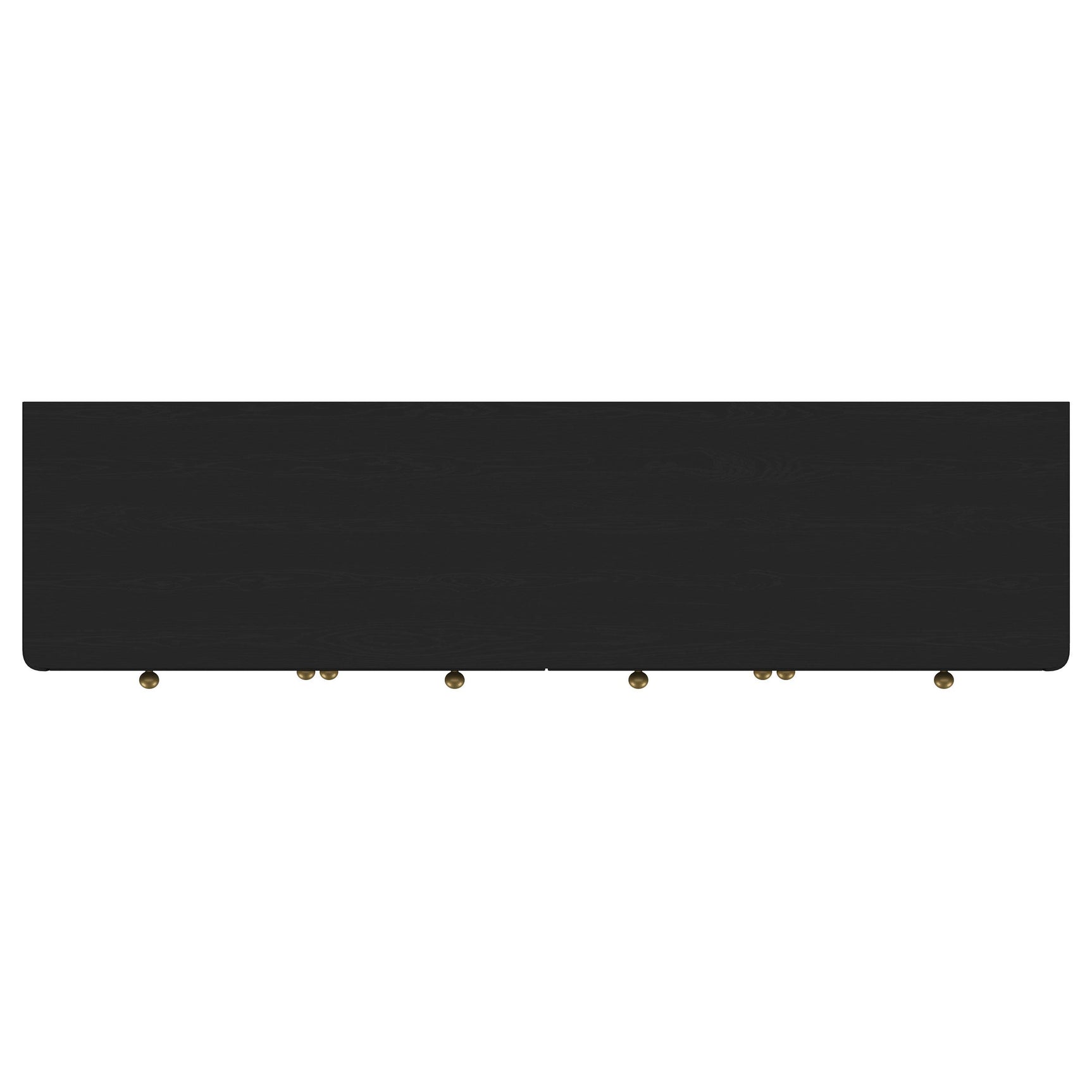 Soft-close hinge detail on sideboard door