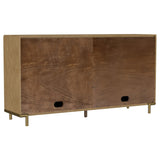 Legs and base with antique brass finish