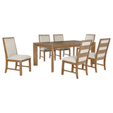 Detail view of Bruner 72-inch rectangular dining room set