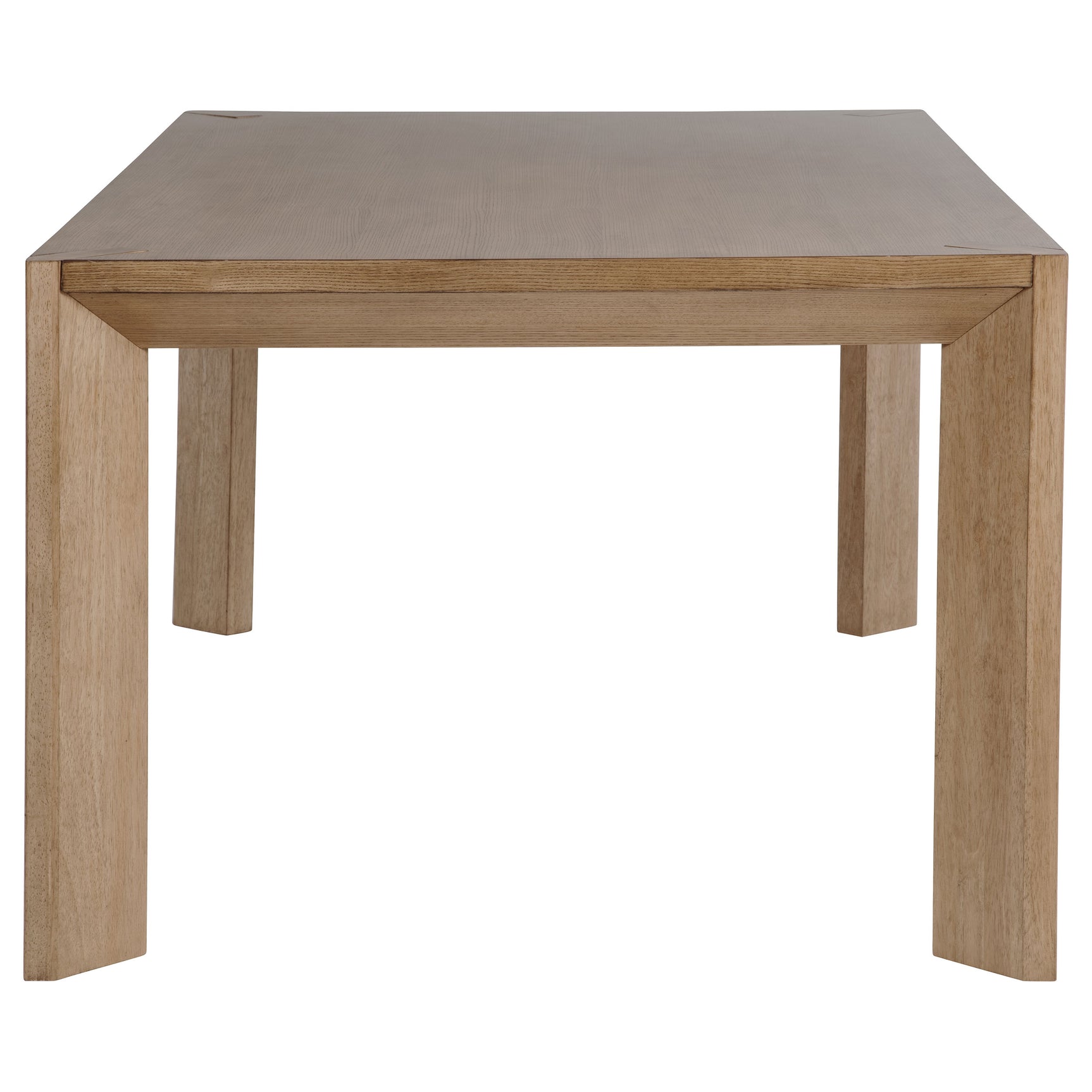 Detail close-up of dining chairs and table surface
