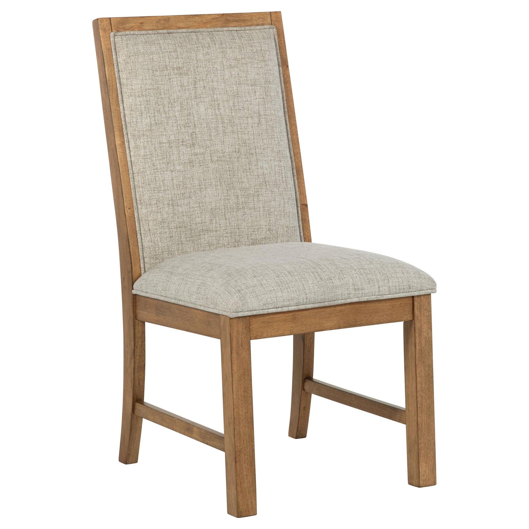 Bruner Upholstered Dining Side Chair Brown back view