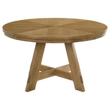 Main view of Danvers Brown Oak Latte Dining Set dining room furniture
