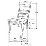 Room view of Danvers Dining Set in styled dining space