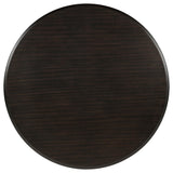 Detail of the half convex tabletop edge profile