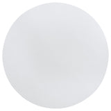 Detail view of Judd Pearl White 54-inch Round Wood Dining Set chairs