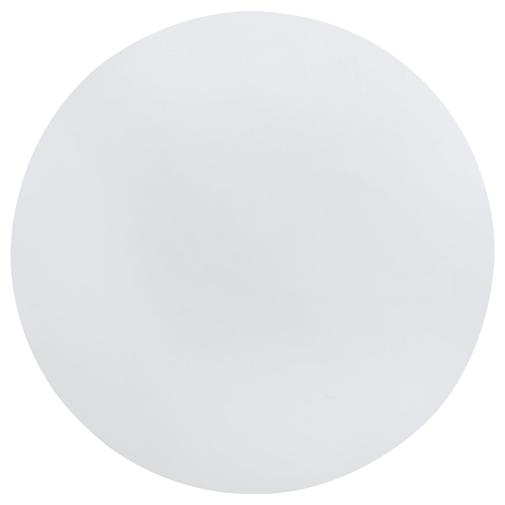 Detail view of Judd Pearl White 54-inch Round Wood Dining Set chairs