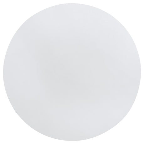 Detail view of Judd Pearl White 54-inch Round Wood Dining Set chairs