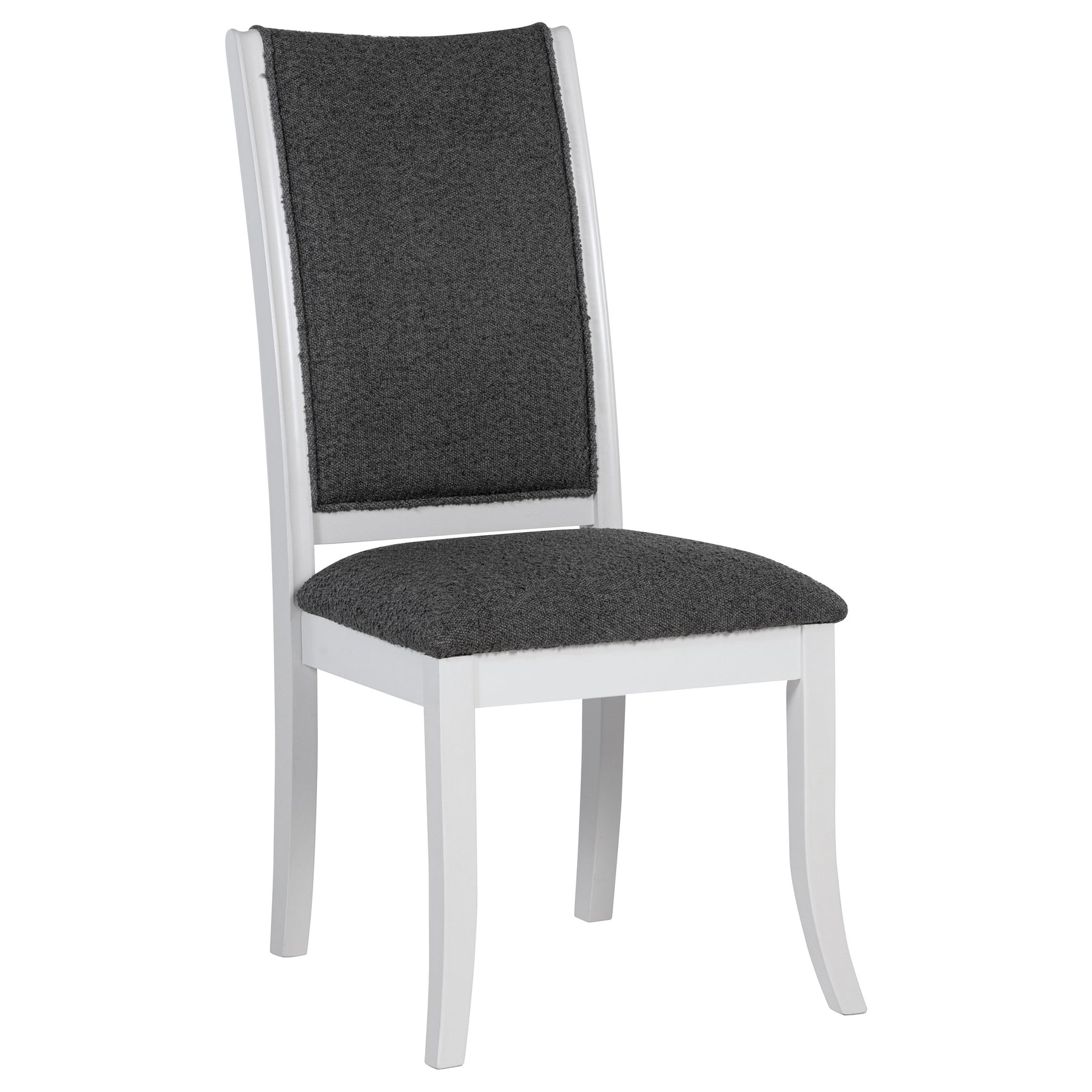 Main view of Judd Pearl White 54-inch Round Wood Dining Room Set with chairs