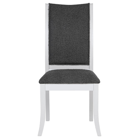 Room view of Judd Pearl White 54-inch Round Wood Dining Set