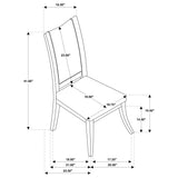 Detailed texture view Judd Pearl White 54-inch Round Wood Dining Set
