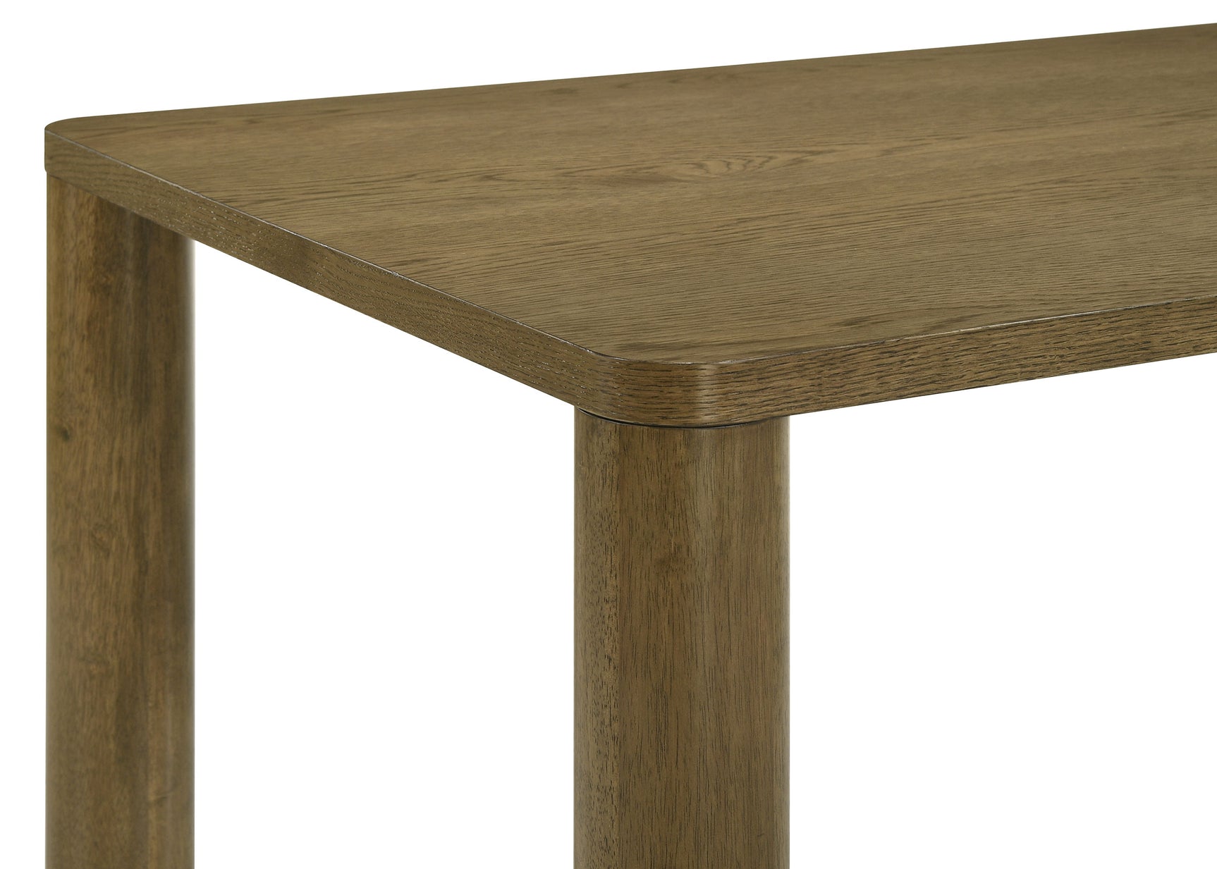 Castlewood Brown Oak 71-inch Rectangular Dining Room Set main view